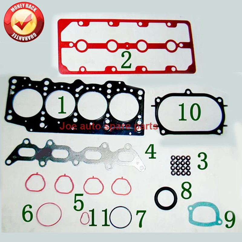 188A5.000 Engine Full gasket set kit for Fiat PALIO Weekend SIENA STILO 1.2L 1242CC 99-  71718654 71719654 52220800 HK4791