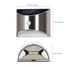 Solar motion sensor outdoor wall light #3