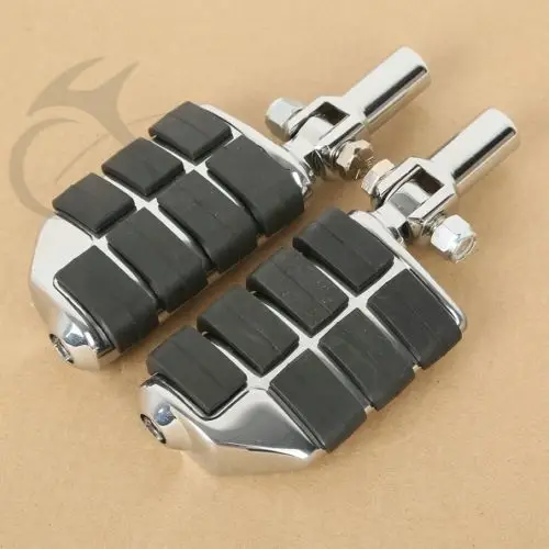 

Anti Vibration Rubber Lion Paw FootPegs&Supports Mounts For Harley Softail 00-06