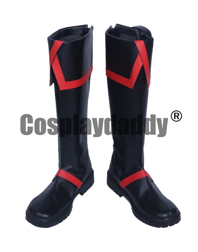 

D.Gray-man Allen Walker Black Long Adult Cosplay Shoes Boots S008