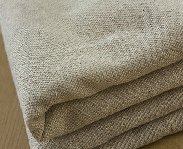 1yard Width: 150cm Natural Color Canvas Fabric Thick & Thin Canvas for DIY Cotton Canvas for Bag Accessories(ss-4539)