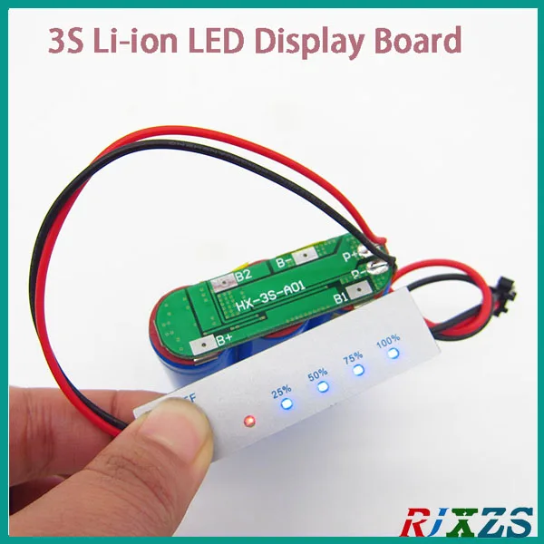 3S 4S Li-ion LED Electricity Display Board Electronic Battery  Showed Panel