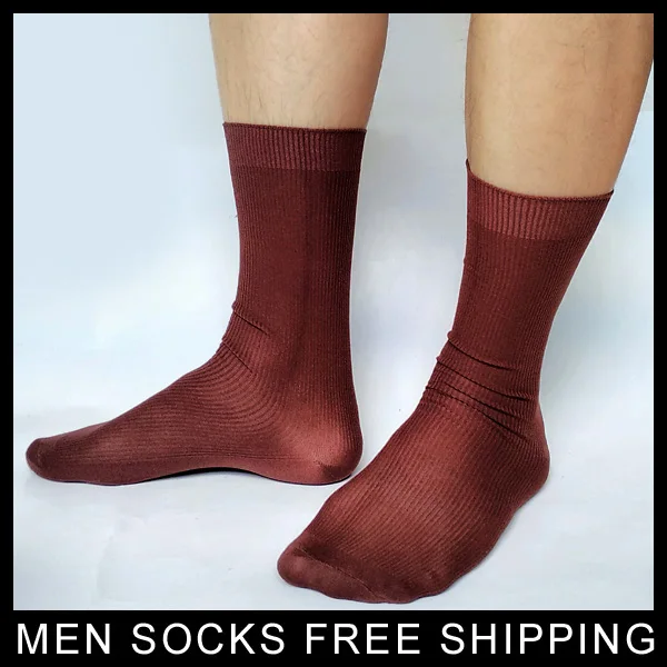 Solid Striped Socks For Men Business Socks Formal Fetish Collection Dress Suit Socks Sexy Gay Stage Stockings