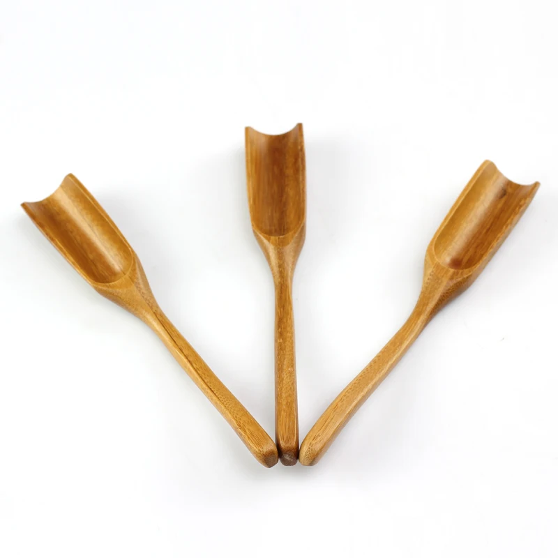 Bamboo tea spoon puer oolong Rosewood spoons wood tools kung fu tea set tea shovel teaset on sale ~