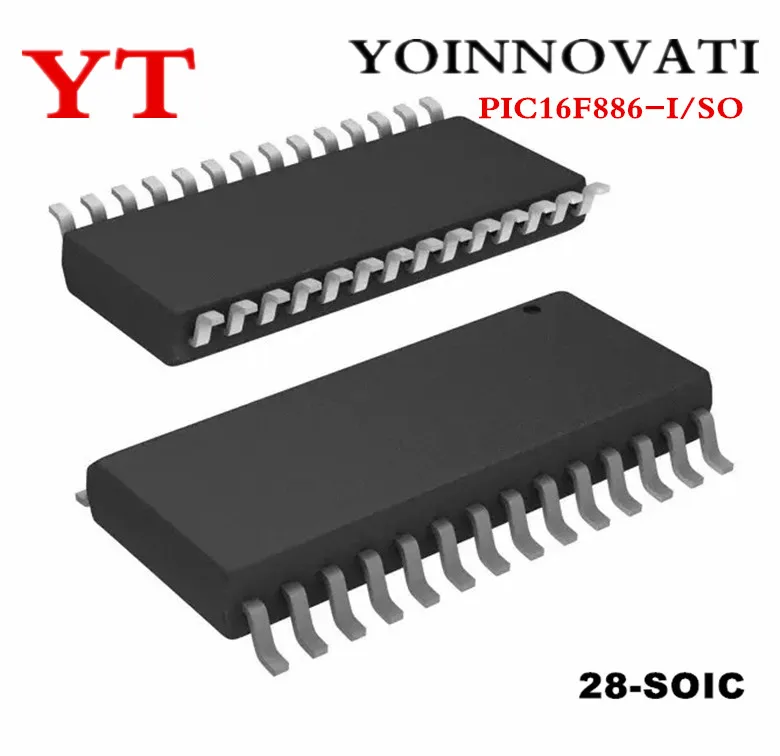 

5pcs PIC16F886 PIC16F886-I PIC16F886-I/SO MCU 8BIT 14KB FLASH SOIC-28