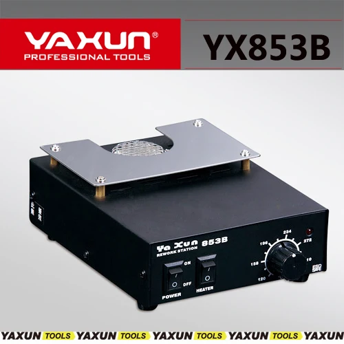 220V  500W Hot Air Bga Preheating Preheater Reballing Soldering Station YAXUN 853B rework station