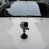 Rubber Magnetic Magnet Car Suction Cup Mount Tripod Mount Adapter For Gopro Hero 131109 SJ8/6 Action 5 Insta360 One X4 X3 Camera