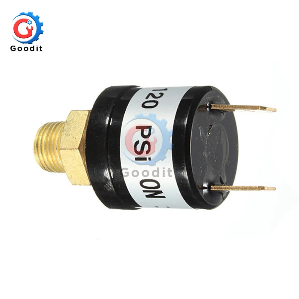 New 90 PSI -120 PSI Water pressure switch Valves Switch Air Compressor Pressure Control Switch Valve Heavy Duty