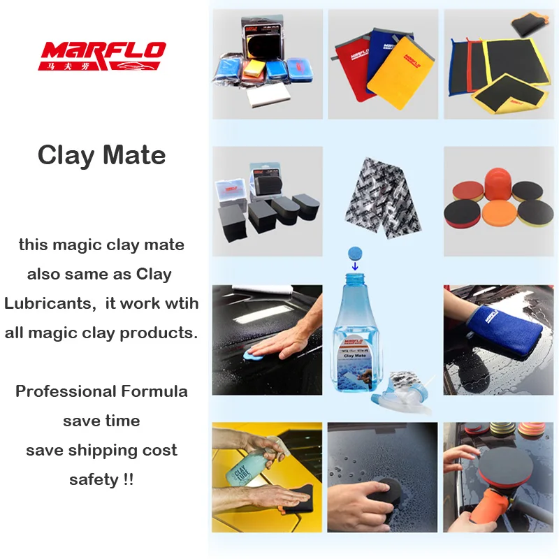 Magic Clay Lubricants 1 Bag (2pcs in a bag) Magic Clay Bar Lubricant Magic Clay Mate For Magic Clay Pad Towel Mitt