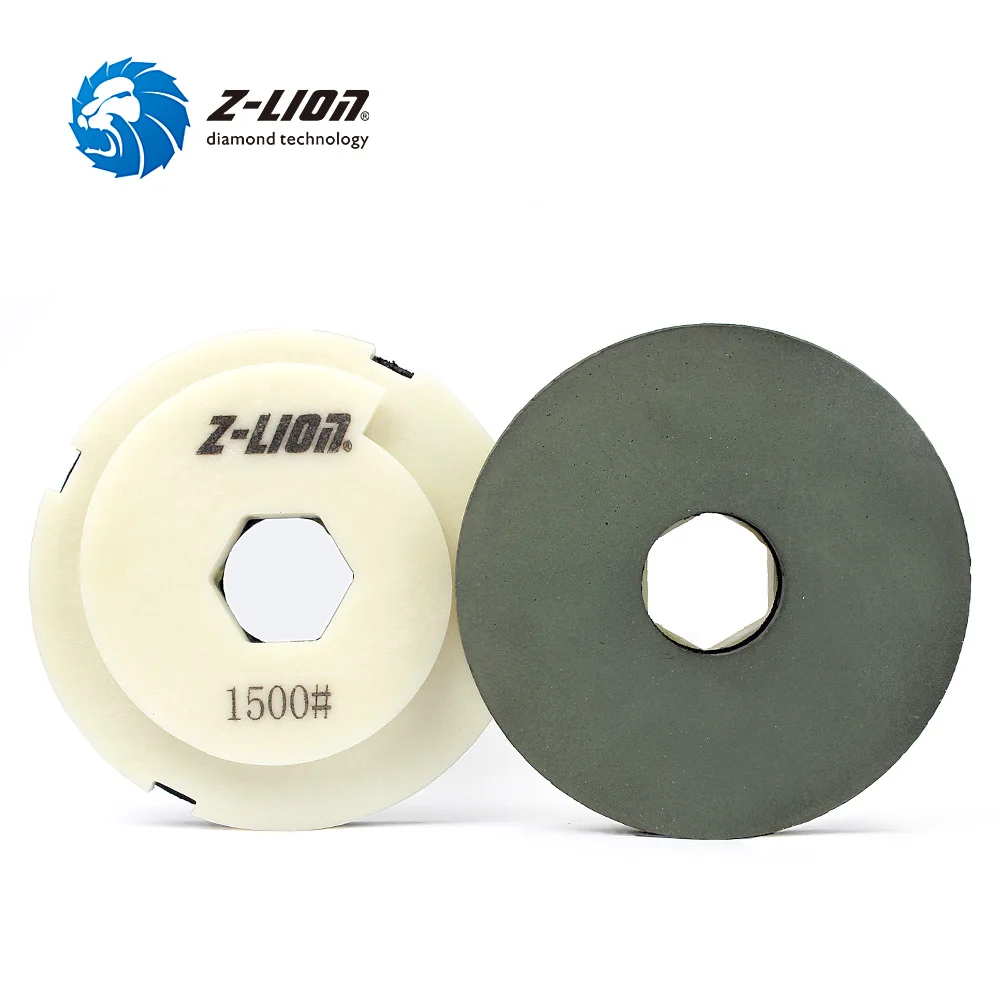 Z-LION Diamond Edge Polishing Pad Snail Lock Polishing Wheel Diamond Sanding Pad Stone Marble Granite Grinding Tool