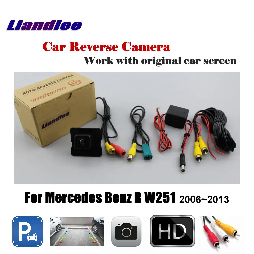 

For Mercedes Benz R W251 2006-2013 Car Rear View Camera Back Rearview Parking AUTO HD CCD SONY OEM CAM RCA Adapter