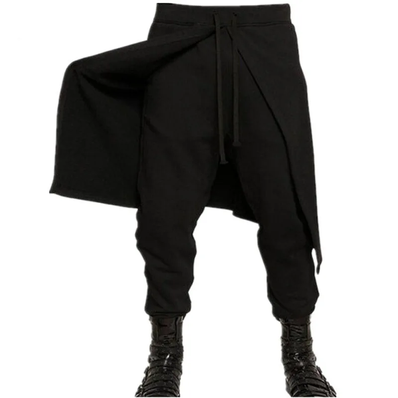 Mens Vintage Medieval Pants Renaissance Viking Navigator Tie-up Trousers Costume  M-XXXL