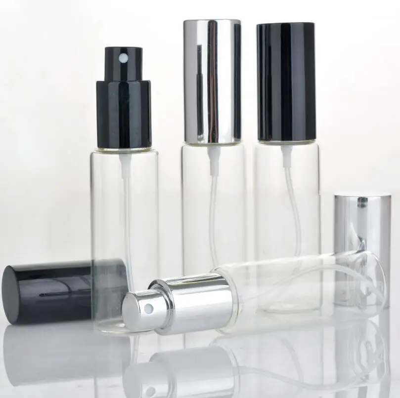 Wholesale 30ML Portable Glass Perfume Bottle With Aluminum Atomizer Empty Cosmetic Case For Traveler