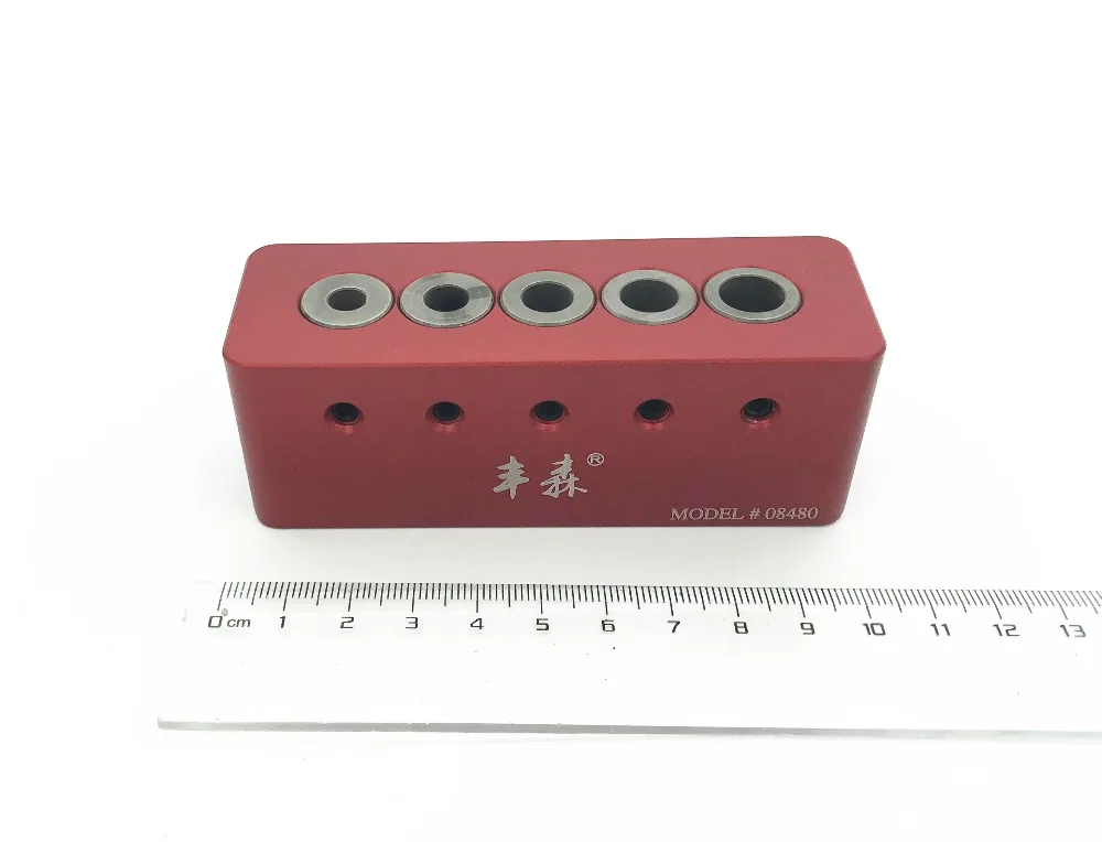 Houtbewerking Tool Boor Locator Kraag Ring Boor Klepstandsteller Boor Haakse Gids Bit Doweling Jig Cilinder Boor Gaten