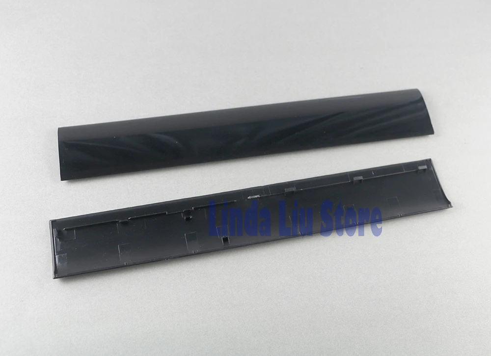 Peça de reparo para disco rígido hdd, capa preta, caixa frontal, esquerda e direita, painel frontal para ps3 slim CUH-4000 console