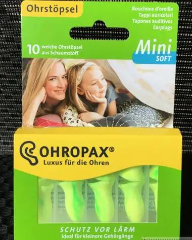 5Pairs Ohropax Mini Soft Earplugs Washable Foam Ear Plugs Sleeping Noise Reduction Earplugs for Women Child