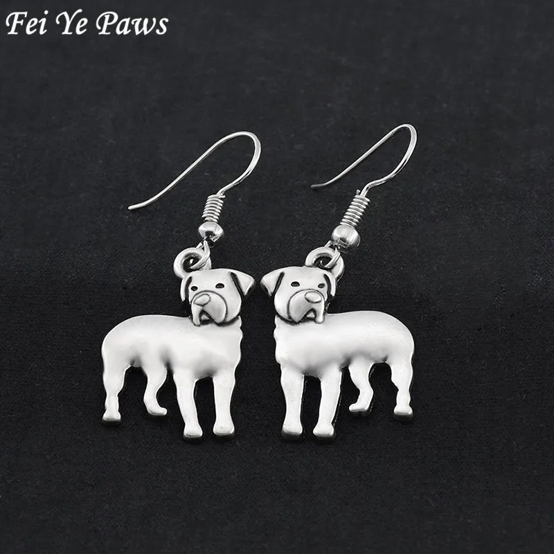 

Fei Ye Paws Rottweiler Dog Drop Earrings Brincos Bijoux Femme Long Earrings For Women Earings fashion Jewelry 2017 Best Gifs