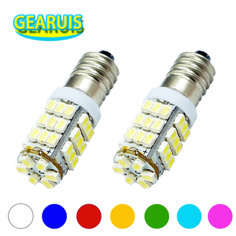 NEW bright 6000k E10 42 SMD 1206 3020 LED 42SMD BULBS MES SCREW TORCH DC 12V Cold white pure white warm white