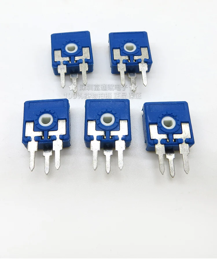 Imported original Spanish adjustable resistance CA9 vertical D hole 10K PT10 Spanish potentiometer switch