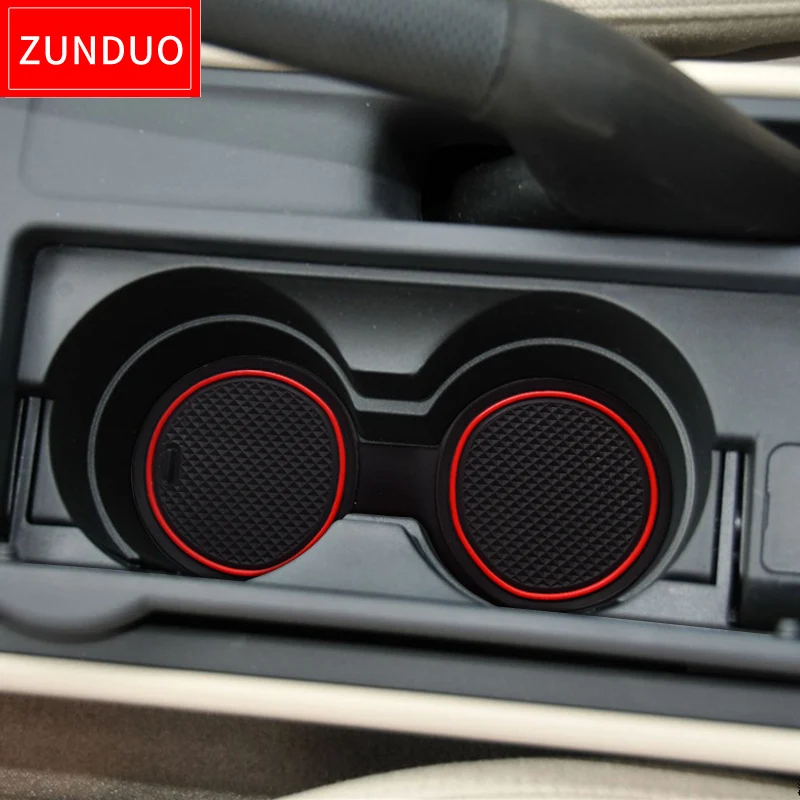 ZUNDUO Gate slot Mats For Mazda 3 BK 2003 2004 2005 2006 2007 2008 2009 MK1 MPS Non-slip Interior Door Pad/Cup Non-slip mats