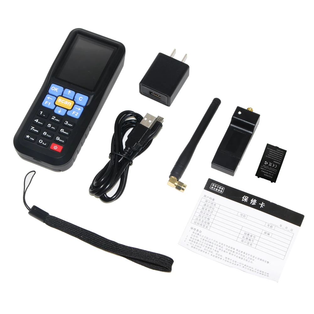 Imagem -02 - sem Fio Mini Coletor de Dados Handheld Leitor Scanner Código de Barras Laser Pos Terminal Netum Nt-c6