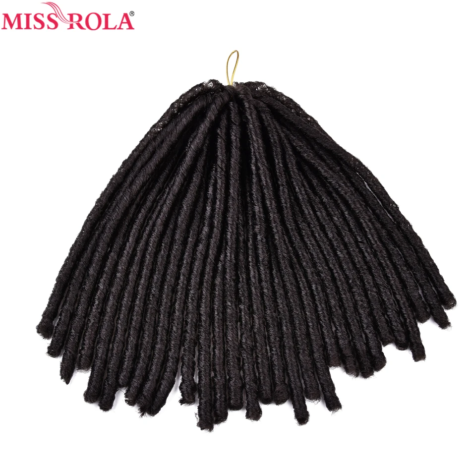 

Волосы Miss Rola Soft Dread Lock 1B # 15 корней/упаковка, 13,5 дюймов, канекалон, низкотемпературные, 75 г, синтетические вьющиеся вязанные крючком волосы