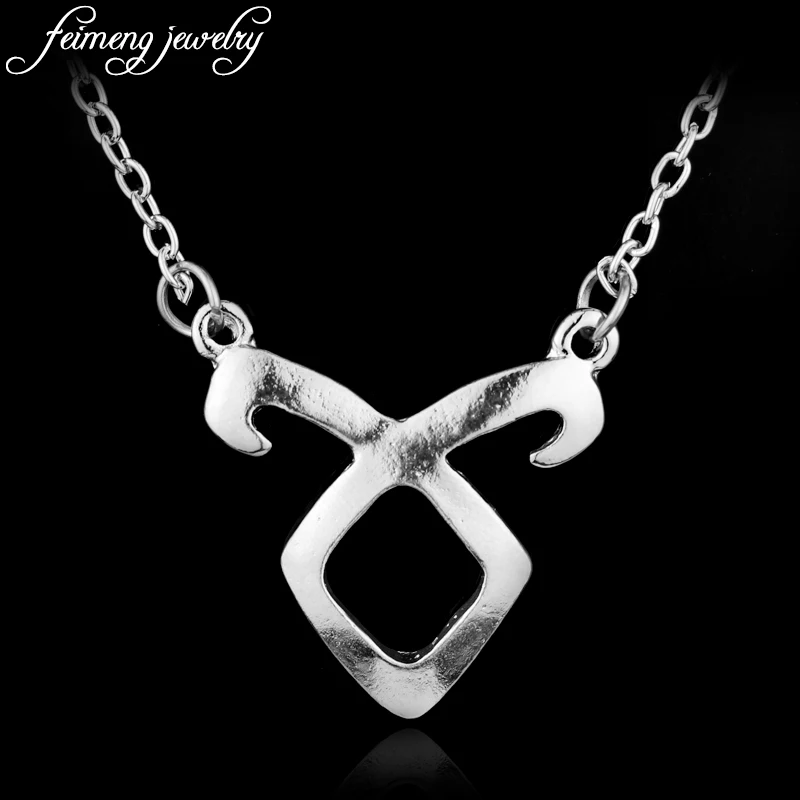 The Mortal Instruments City of Bones Pendant Necklace Vintage Angelic Power Runes Shadow Hunters Necklaces Jewelry For Men Women