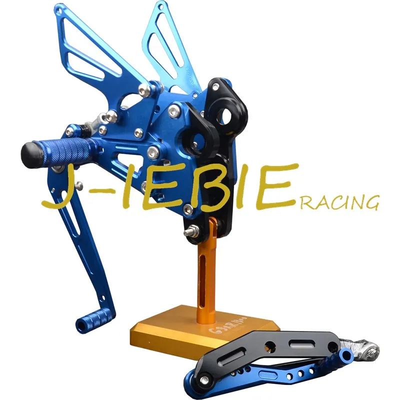 CNC Racing Rearset Adjustable Rear Sets Foot pegs Fit For Yamaha FZ09 MT09 2014 2015 2016 BLUE