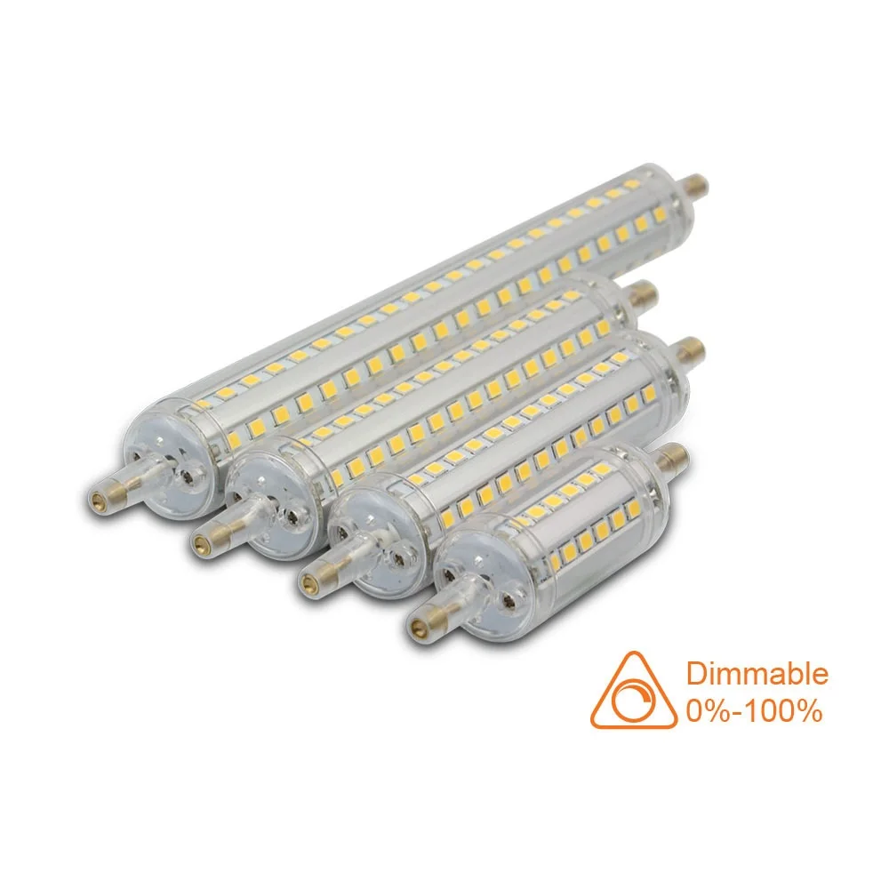 Dimmable R7S Lampu LED 118 Mm 10 W 78 Mm 5 W LED R7S Lampu J78 J118 RX7S LED Ganti lampu Halogen AC85-265V