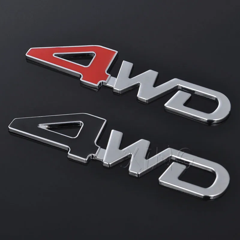 Car Sticker Emblem Auto Badge Decal For 4WD BMW Audi Ford VW Nissan Toyota Rav4 Honda Range Rover Jeep Off Road 4x4 Car Styling