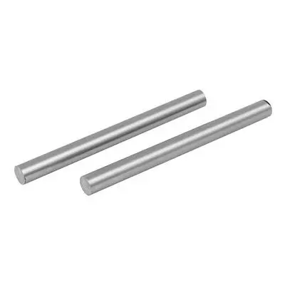 8.5mm Dia 100mm Length HSS Round Shaft Rod Bar Lathe Tools Gray 2pcs