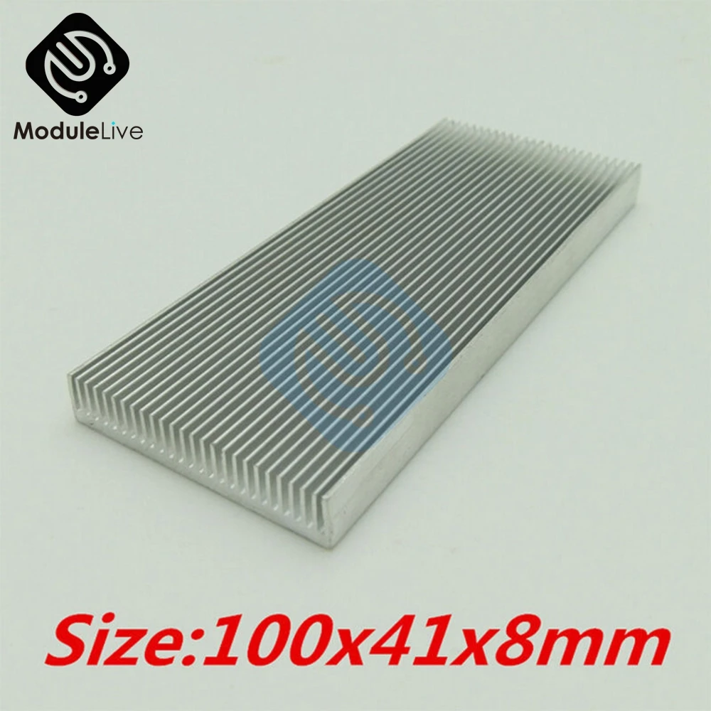 100x41x8mm Aluminum HeatSink radiator Heat Sink (Dense tooth )