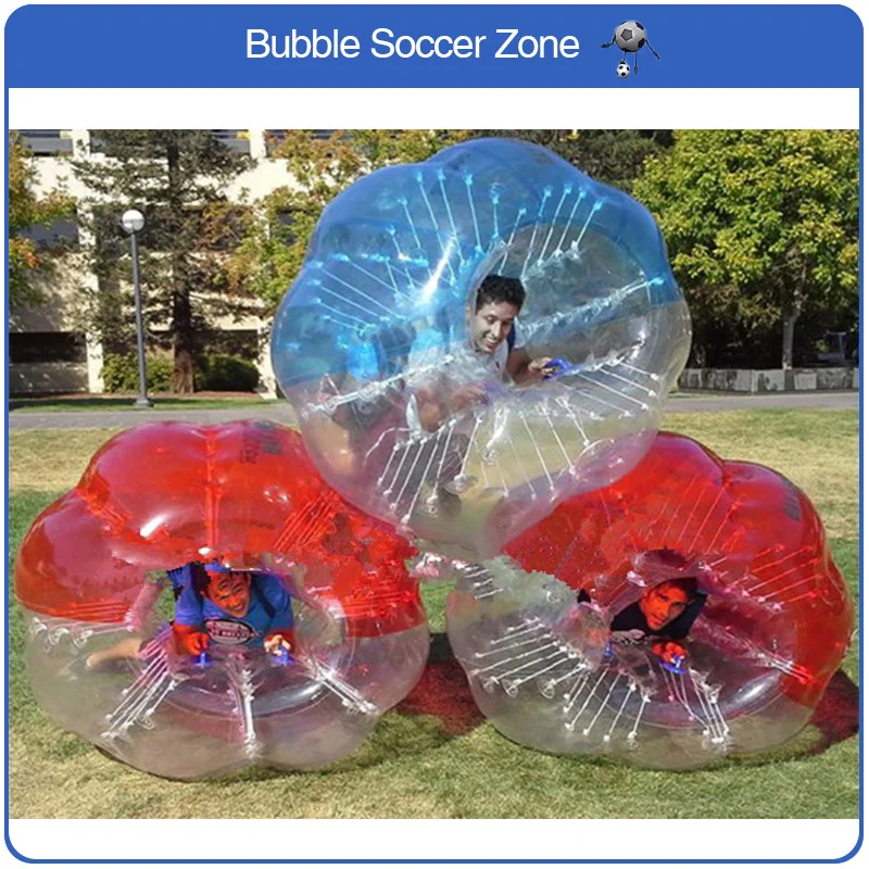 Gratis Verzending Bubble Ball Voetbal Dia 1.5m Bubble Ball Voetbal Outdoor Transparante Bumper Bal Voor Volwassenen