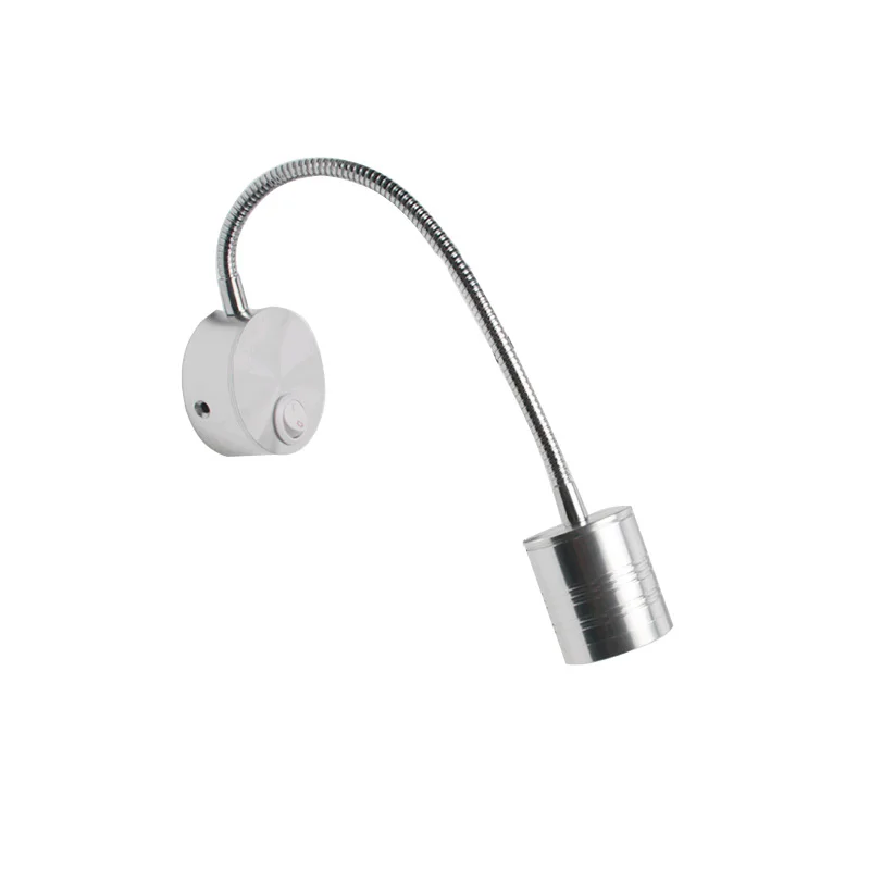 3W 5W LED Hoses Wall Lamp Flexible Home Hotel Bedside Reading Wall Light Modern Fashion Book Lights Aluminum LED Bulbs110V 220V image 2