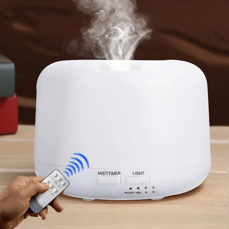 Humidificateur d'air diffuseur d'huile d'aromathérapie pour la maison, brumisateur à ultrasons, lumières LED proxy, 7 documents, 300ml