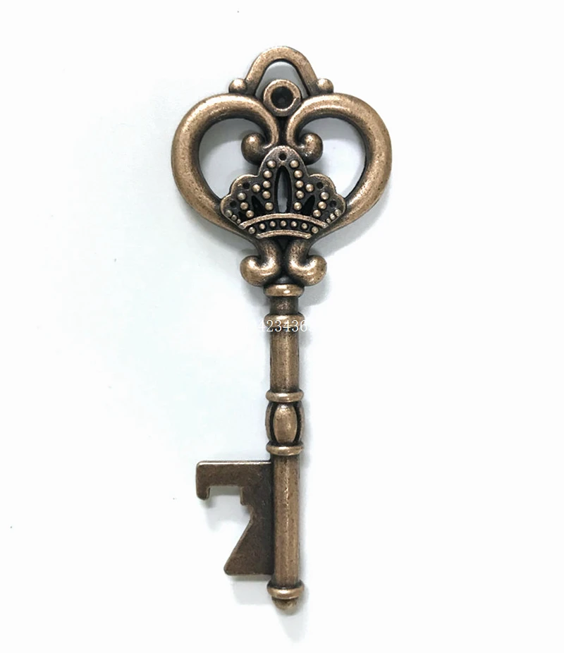 

100pcs Antique Bottle Opener Crown Key Bottle Openers Vintage Wine Beer Openers Free Shipping