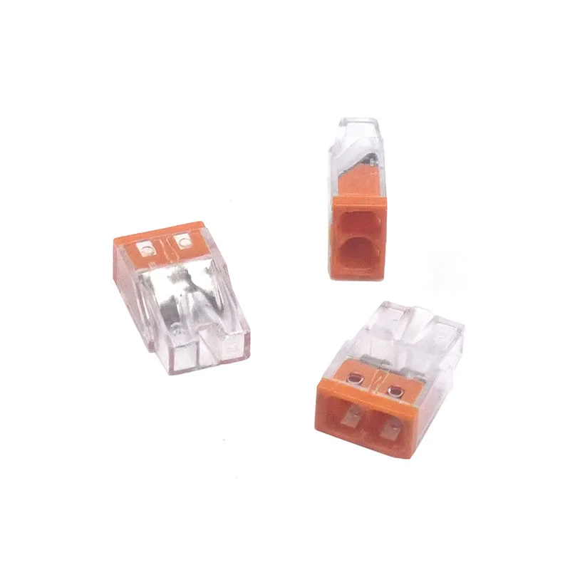 10 pcs/lots EU2.5-412 Push Wire For Junction box Hard Wire Quick Wiring Plug Electric Compact Block Terminal Connector For Cable
