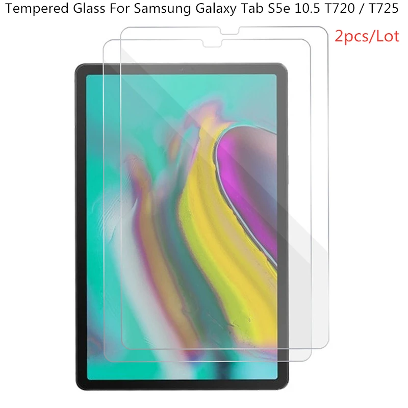 

2 шт. 0,3 мм 9H прозрачная пленка для экрана для Samsung Galaxy Tab S5e 10,5 T720 T725 SM-T720 SM-T725 пленка из закаленного стекла