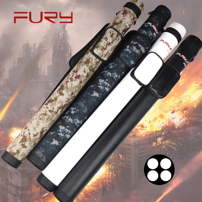 Original Fury Cue Case 4 Holes 7 Holes 2 models Carrying Case High Quality Durable Billiard Stick Kit Bag Billiard Accessories