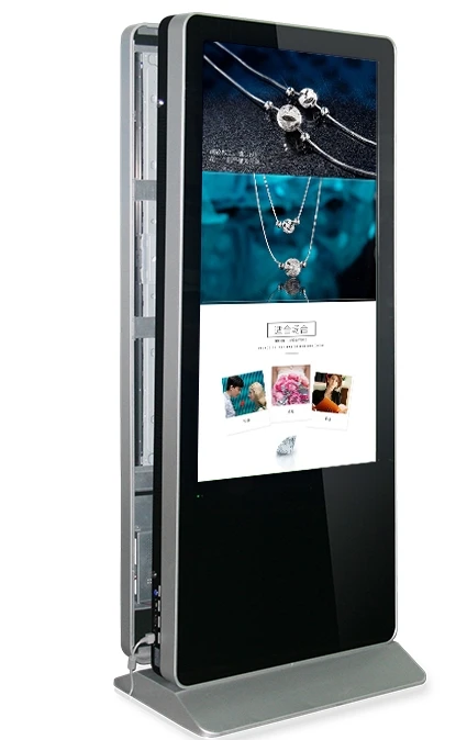 Digitale Advertentie Signage Management Software Voor 42 Inch Winkelcentrum Dubbele Screen Pc Touch Interactieve Kiosk