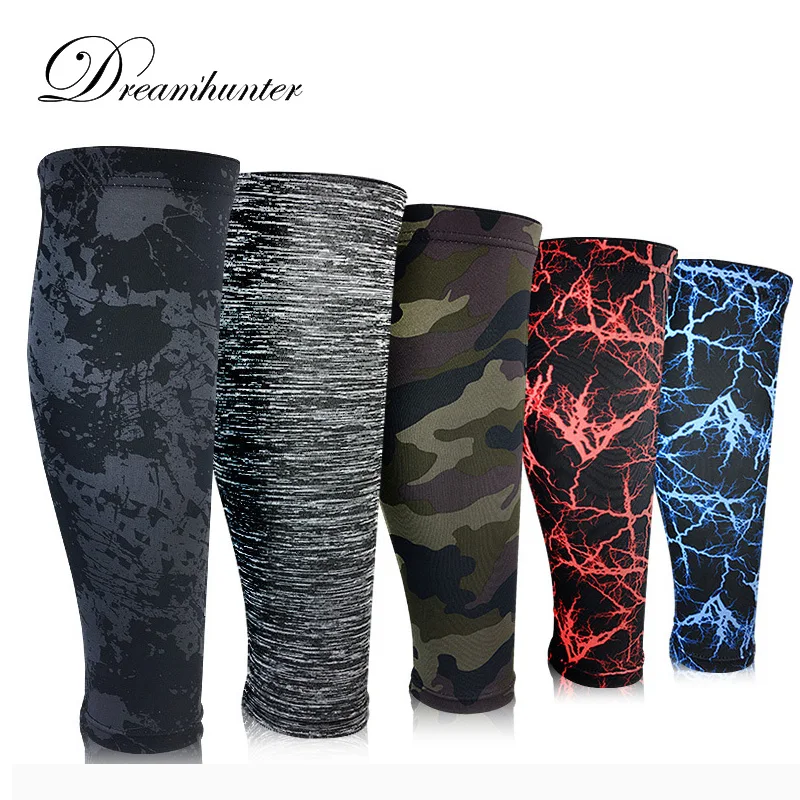 1 pcs Sports calf support leggings breathable pressure knee pads Basketball elastic warm legs Base Layer Compression Shin Guard