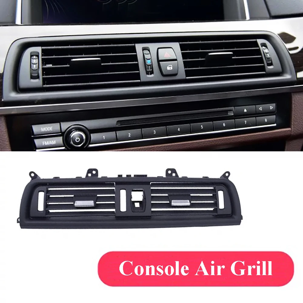 

JEAZEA 64229166885 Front Console Center Gril Dash AC Air Heater Vent For BMW 5 F10 F11 F18 520i 523i 525i 528i 520 523 525 528