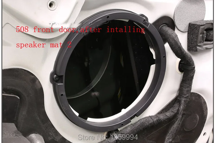 Car Front Rear Door Bass Speaker Horn Mat Adapter Cable Wire Socket 6.5\