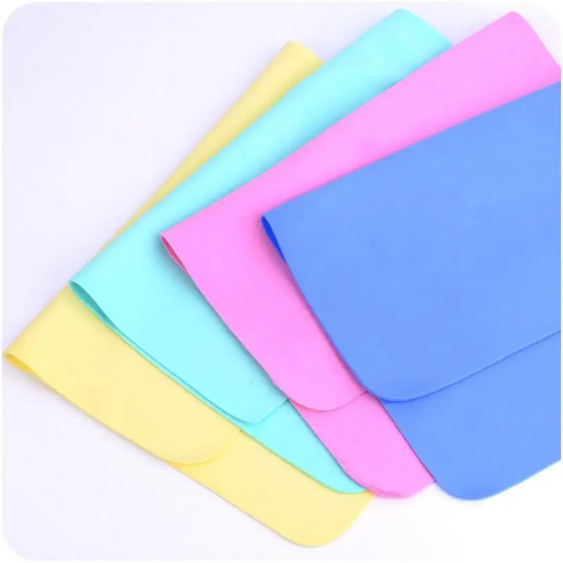 10 pcs 20x30 cm PVA Clean Towel Super Absorbent Cloth Multifunction Synthetic Deerskin Cleaning Towel For Car Wash Table Wash