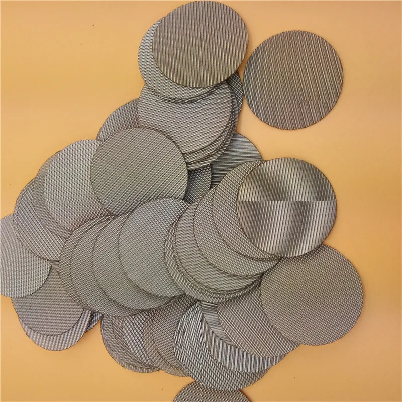 D=30mm diameter filter discs/dutch weave stainless steel sintered filter disc  20pcs/lot