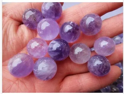 1/2lb Natural AMETRINE Crystal ball Amethyst &Citrine Quartz Sphere GEM 15-18PCS