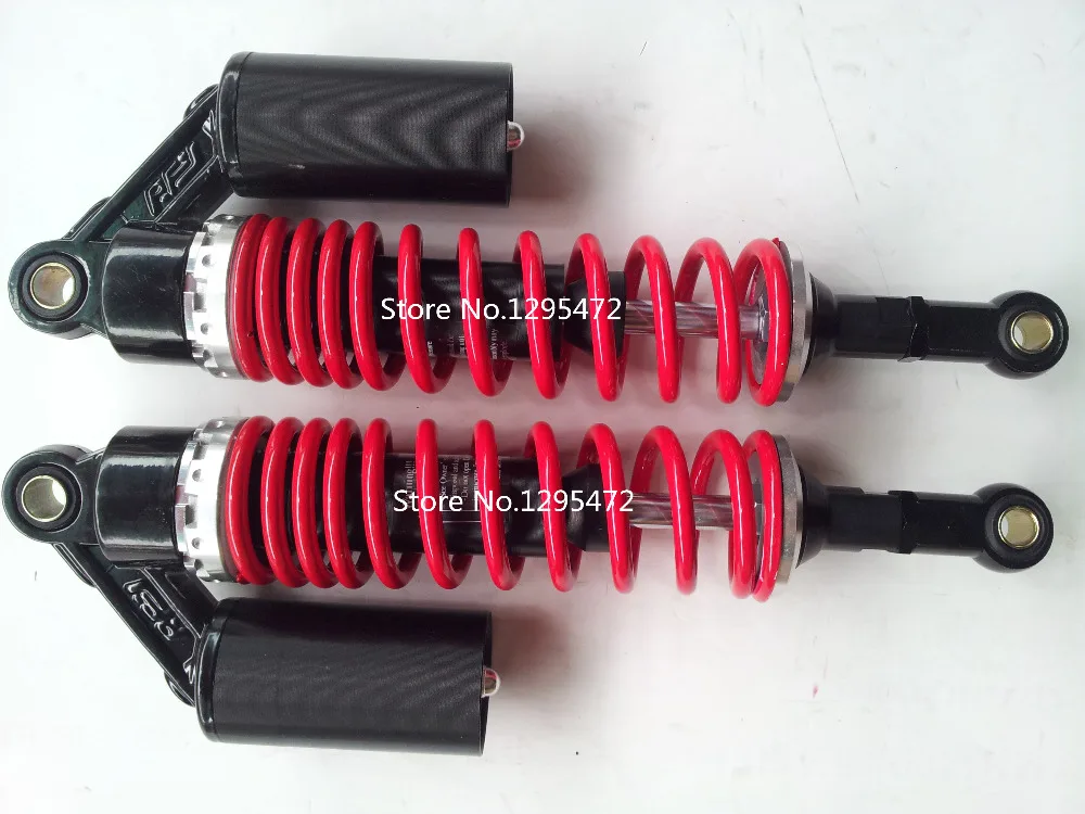 

new red+black 7mm spring 340mm rear air shock absorbers FOR cb400 99-11 vtec 92-98 sf xjr400 Dirt Bike Gokart Quad ATV