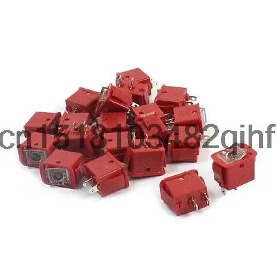 

20pcs Red Latching SPST 2-Position Rocker Switch AC250V/10A 125V/13A