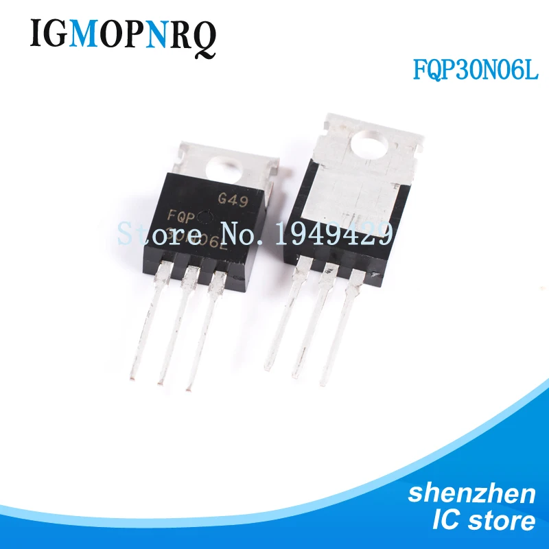 10PCS FQP30N06 FQP30N06L TO-220 30N06 MOSFET 60V N-Channel QFET New   fast delivery