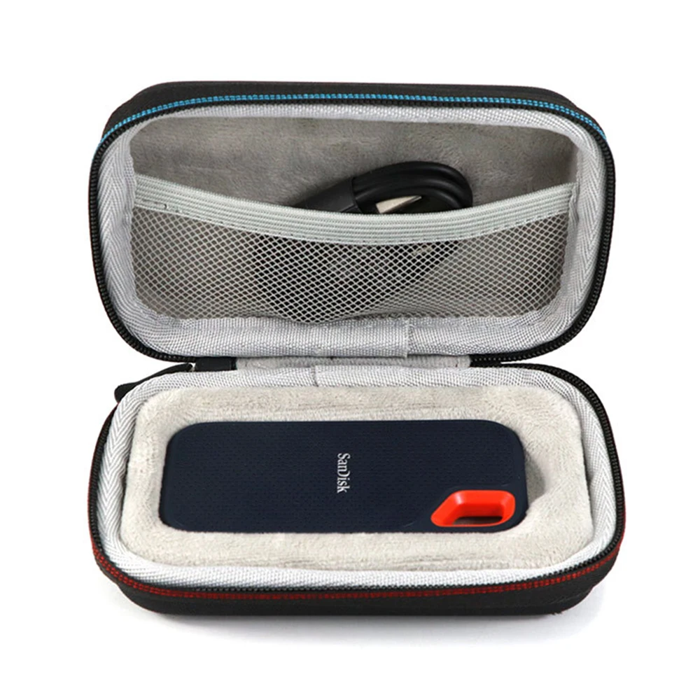 Newest Hard EVA Portable Bag Case for SanDisk 250GB/ 500GB/ 1TB/ 2TB Extreme Portable SSD SDSSDE60 Carrying Storage Cover Bag